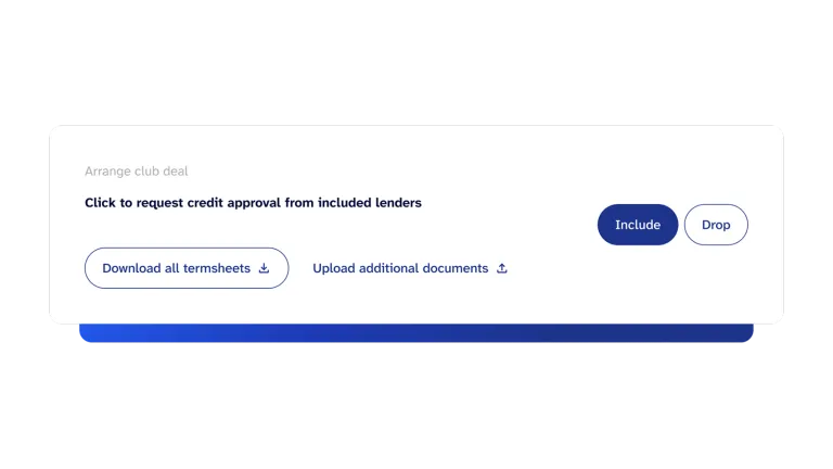 Approval request interface